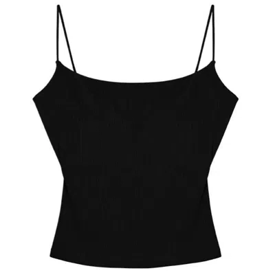 Mute By Jl Women's Padded Slim Strap Cami Black