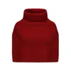 Mute By Jl Women's Wool Neck Warmer Red