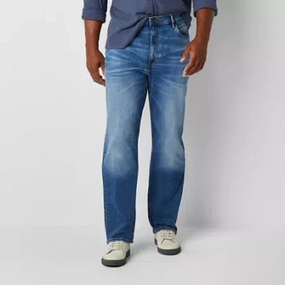Mutual Weave Big And Tall Mens Relaxed Fit Jean In Blue