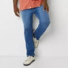 Mutual Weave Big And Tall Mens Tapered Leg Athletic Fit Jeans In Blue