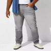 Mutual Weave Big And Tall Mens Tapered Leg Regular Fit Jeans In Gray