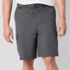 Mutual Weave Mens 10" Mid Rise Big And Tall Cargo Short In Gray