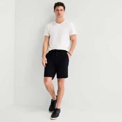 Mutual Weave Mens 11" Pull-on Short In Black