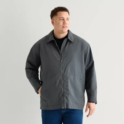 Mutual Weave Mens Big And Tall Work Jacket In Gray