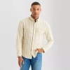 Mutual Weave Mens Classic Fit Button-down Shirt In Neutral