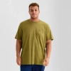 Mutual Weave Mens Crew Neck Short Sleeve Big And Tall T-shirt In Green