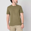 Mutual Weave Mens Crew Neck Short Sleeve T-shirt In Green