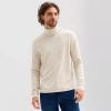 Mutual Weave Mens Long Sleeve Regular Fit Turtleneck In Metallic