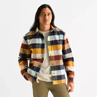 Mutual Weave Mens Shirt Jacket In Multi