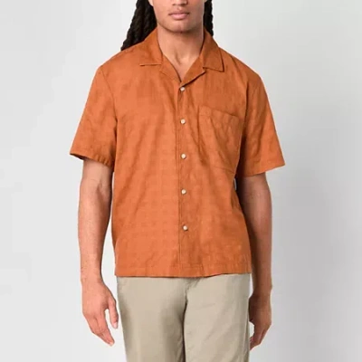 Mutual Weave Mens Short Sleeve Camp Shirt In Multi