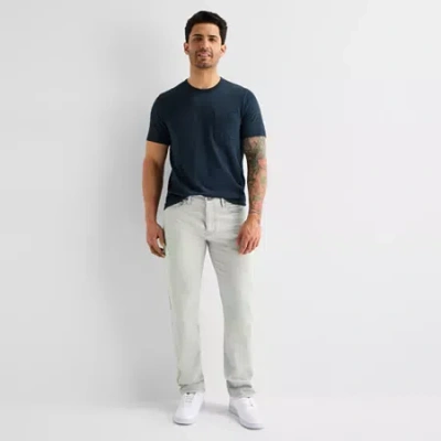 Mutual Weave Mens Straight Leg Jean In Blue