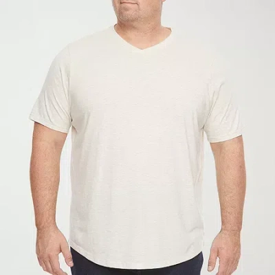 Mutual Weave Mens V Neck Short Sleeve Big And Tall T-shirt In Multi