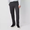 Mutual Weave Standard Chino Mens Relaxed Fit Flat Front Pant In Black