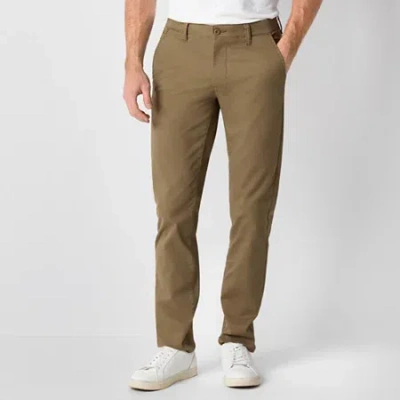 Mutual Weave Standard Chino Mens Relaxed Fit Flat Front Pant In Multi