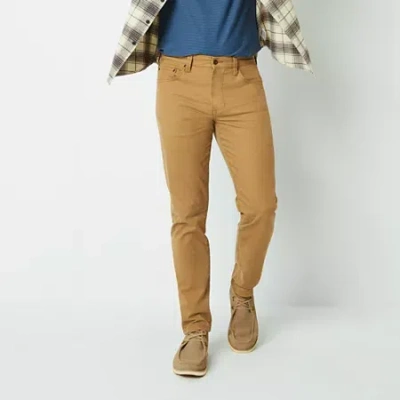 Mutual Weave Stretch 5 Pocket Mens Slim Fit Pant In Brown