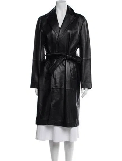 Pre-owned Muubaa Biker Jacket In Black