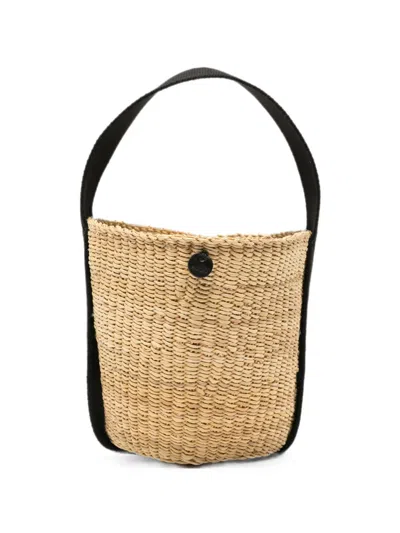 Muun Mini Nona Woven Tote Bag In Neutral