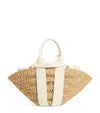 MUUN MINI STRAW SOPHIE TOP-HANDLE BAG