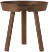 Muuto Brown Small Around Coffee Table In Stained Dark Brown