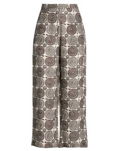 Muzungu Sisters Woman Pants Beige Size L Linen In Neutral