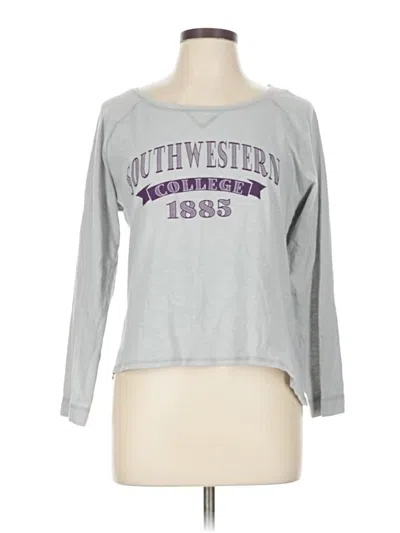 Pre-owned Mv Sport Long Sleeve T-shirt In Gray