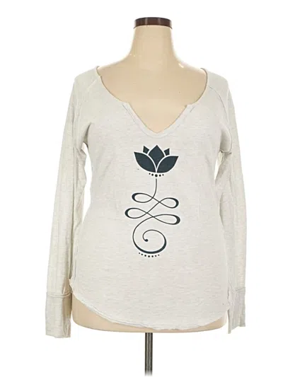 Pre-owned Mv Sport Long Sleeve T-shirt In Gray