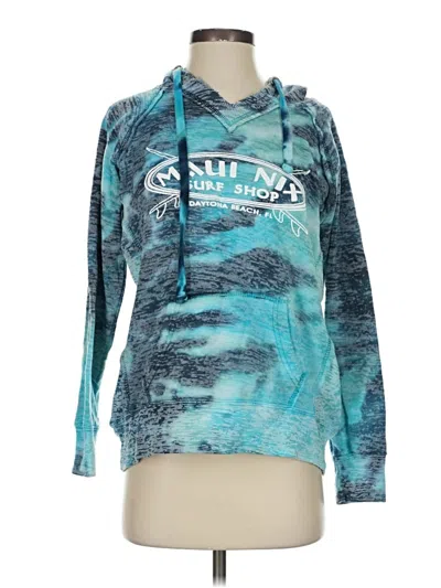 Pre-owned Mv Sport Pullover Hoodie In Blue