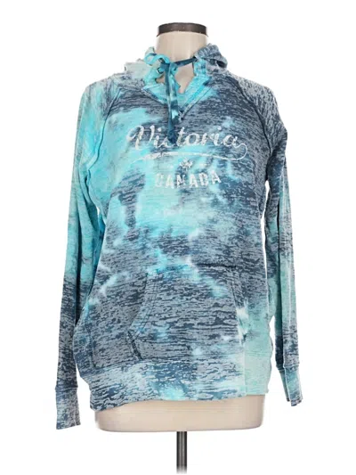 Pre-owned Mv Sport Pullover Hoodie In Blue