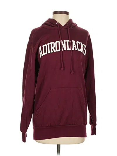 Pre-owned Mv Sport Pullover Hoodie In Burgundy
