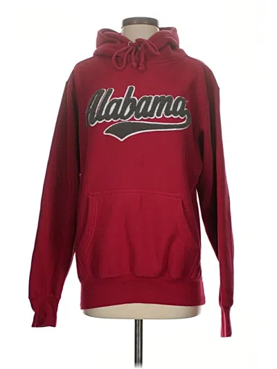 Pre-owned Mv Sport Pullover Hoodie In Burgundy