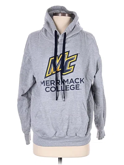 Pre-owned Mv Sport Pullover Hoodie In Gray