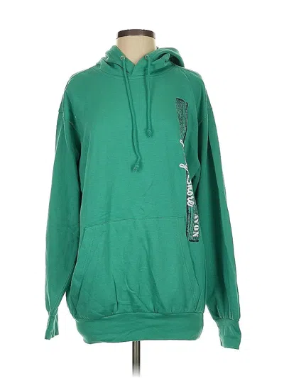 Pre-owned Mv Sport Pullover Hoodie In Green