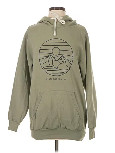 Pre-owned Mv Sport Pullover Hoodie In Green