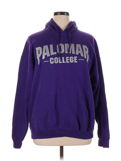 Pre-owned Mv Sport Pullover Hoodie In Purple