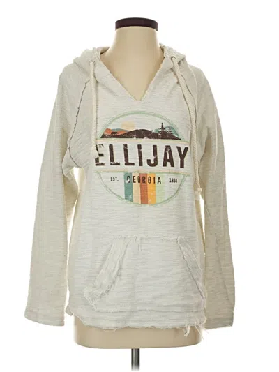 Pre-owned Mv Sport Pullover Hoodie In White