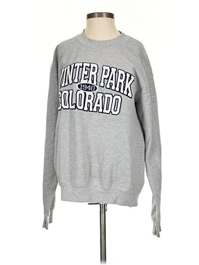Pre-owned Mv Sport Pullover Sweater In Silver