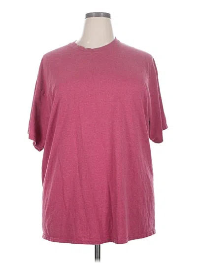 Pre-owned Mv Sport Short Sleeve T-shirt In Burgundy