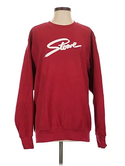 Pre-owned Mv Sport Sweatshirt In Burgundy