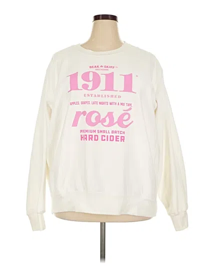 Pre-owned Mv Sport Sweatshirt In White
