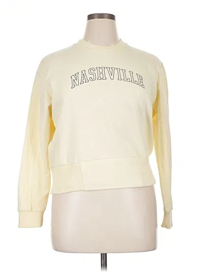 Pre-owned Mv Sport Sweatshirt In Yellow