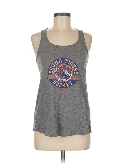 Pre-owned Mv Sport Tank Top Gray Halter Neckline Tops