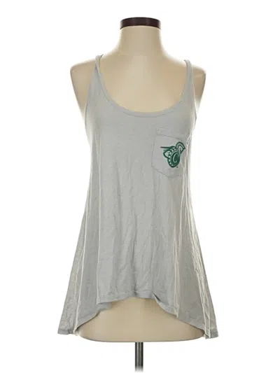 Pre-owned Mv Sport Tank Top Gray Halter Neckline Tops