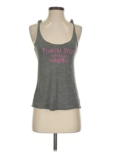 Pre-owned Mv Sport Tank Top Gray Halter Neckline Tops