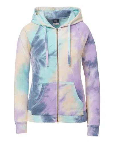 Mv Sport Women's Stockton Angel Fleece Full-zip Hooded Sweatshirt In Multi