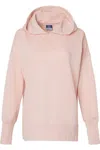 Mv Sport Women´s French Terry Hooded Sweatshirt In Pink