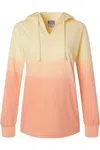 Mv Sport Women´s French Terry Ombr Hooded Sweatshirt In Multi