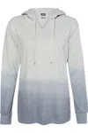 Mv Sport Women´s French Terry Ombr Hooded Sweatshirt In Multi