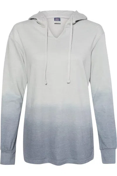 Mv Sport Women´s French Terry Ombr Hooded Sweatshirt In Multi