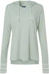 Mv Sport Women´s Heathered Jersey Hooded Tunic In Multi