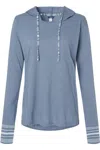 Mv Sport Women´s Heathered Jersey Hooded Tunic In Multi
